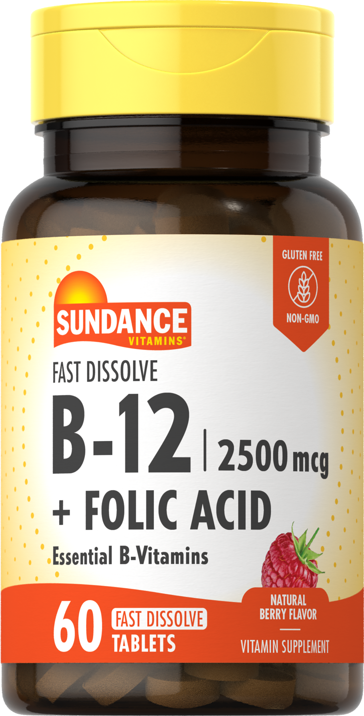 Vitamin B-12 2500mcg With Folic Acid